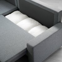 Угловой диван Ikea Гиммарп 304.489.04 (рудорна светло-серый)