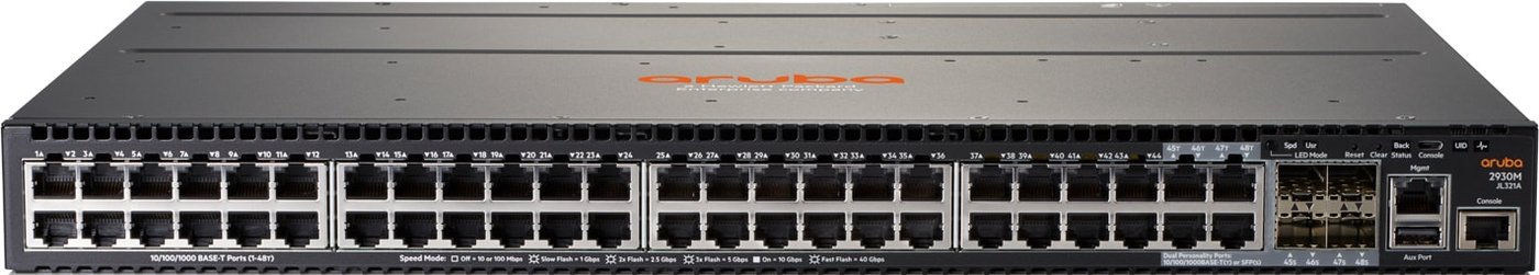 

Управляемый коммутатор 3-го уровня Aruba 2930M Series JL321A