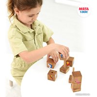 Кубики Mega Toys Кубики на оси Дикие животные 15202