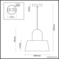 Подвесная люстра Odeon Light Alur 4141/1