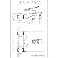 Смеситель Haiba HB60595 (хром)