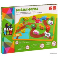 Развивающая игрушка Bondibon Веселая Ферма Бусины для нанизывания ВВ1109-1