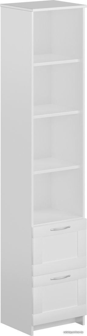 Стеллаж Mio Tesoro Сириус 2 ящика 39x190 2.02.07.140.1 (белый)