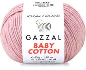 Baby cotton 3457 50 г 165 м (розовый)