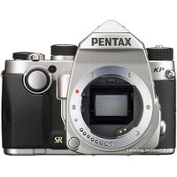 Зеркальный фотоаппарат Pentax KP Body (серебристый)