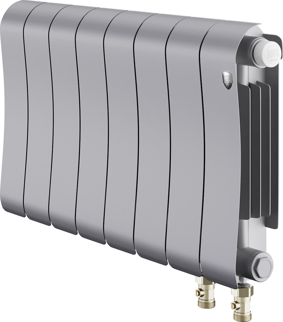 

Биметаллический радиатор Royal Thermo Infinity 300 Silver Satin VR80 - 8 секций