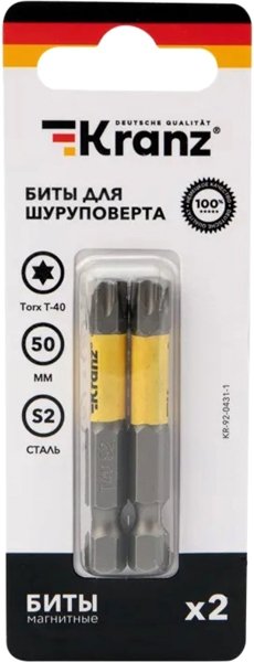 

Набор бит Kranz KR-92-0431-1 (2 шт)