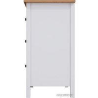 Комод Лузалес Кымор 3 ящика (белый/светло-коричневый)