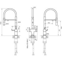 Смеситель Paulmark Gravity Gr213888-AN (антрацит) в Орше