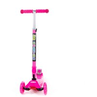 Двухколесный детский самокат Полесье Со складной ручкой 0072C-V1(М) (малиновый)