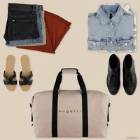 Дорожная сумка Bugatti Rina 49430279 (пудровый)