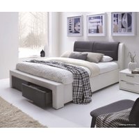 Кровать Halmar Cassandra S 200x140 (белый/черный)