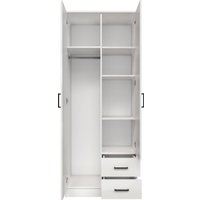 Шкаф распашной Mio Tesoro Хюгге 2D2S Z (белый)