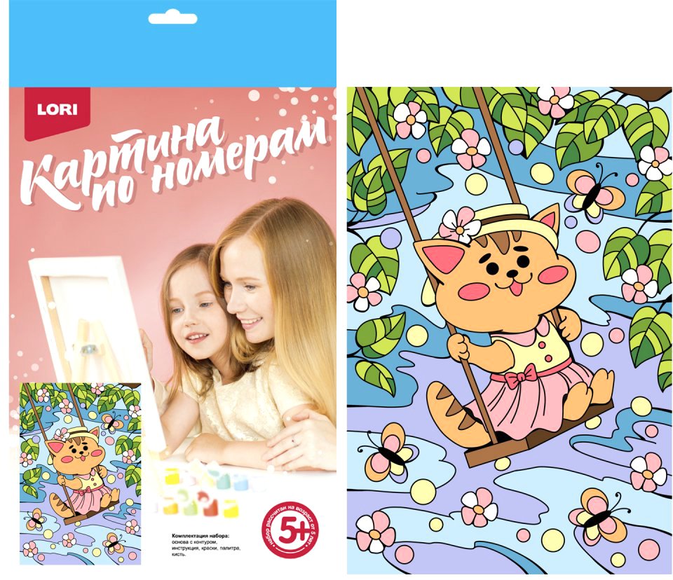 

Картина по номерам Lori Весенние мечты Ркн-096