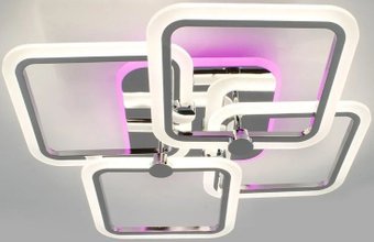 Estares Like RGB 120W 5Q-APP-560x560x100-CHROME/WHITE-220-IP20