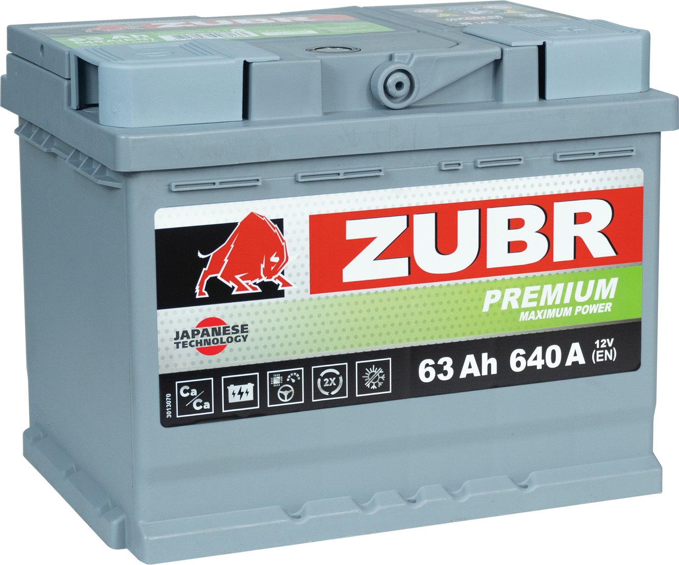 

Автомобильный аккумулятор Zubr Premium Yuasa R+ Турция (63 А·ч)