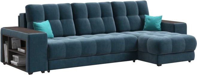 

Угловой диван Craftmebel Boss XL угол new (ткань, monolit темно-синий)