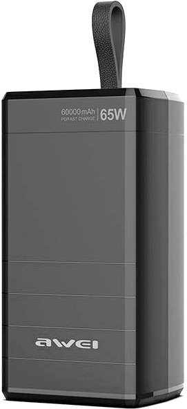 

Внешний аккумулятор Awei P171K 60000mAh (черный)