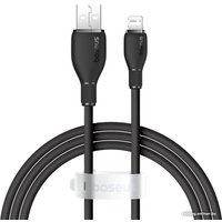 Кабель Baseus Pudding Series Fast Charging Cable 2.4A USB Type-A - Lightning (1.2 м, черный)
