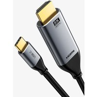 Кабель Cabletime 8K 60Hz USB Type-C - HDMI 2.1 (2 м, черный)