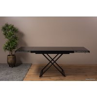 Стол-трансформер Levmar Shift V27/S53 (стекло черный/опоры черные)