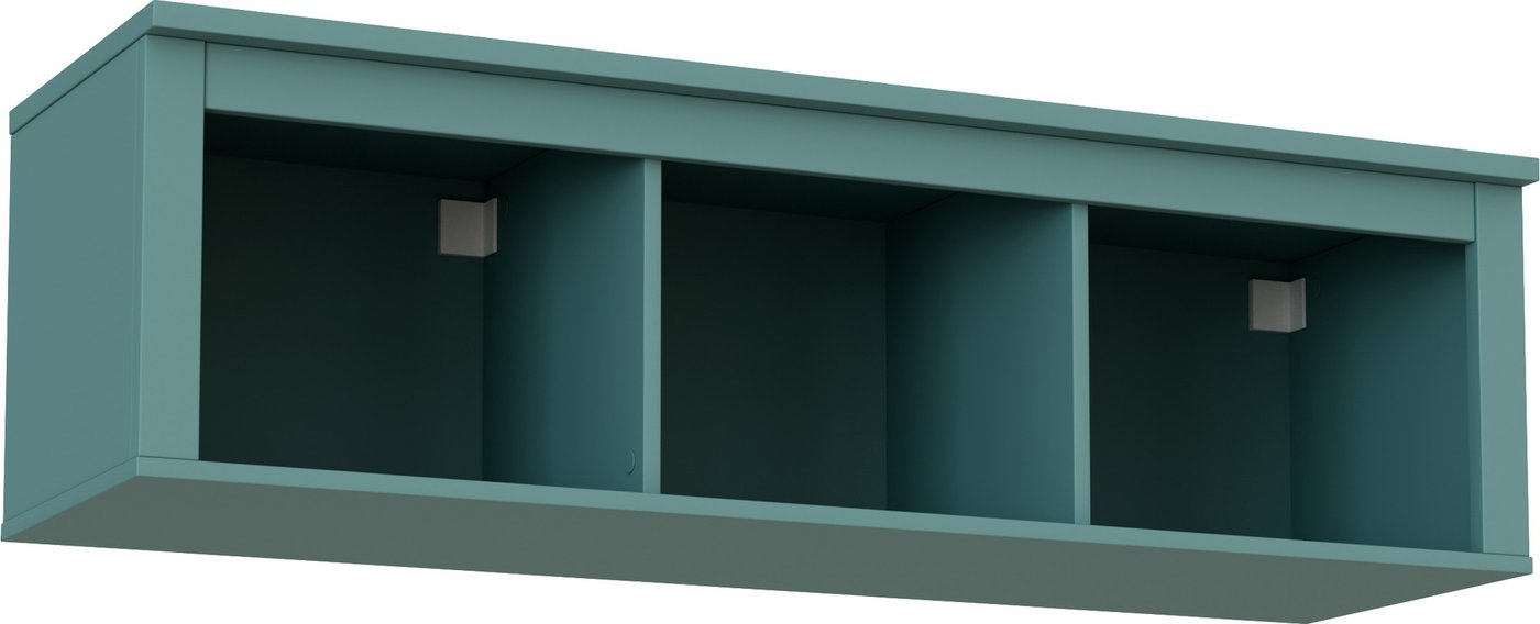 

Полка Mio Tesoro Сага навесная 3 секции (темно-бирюзовый)