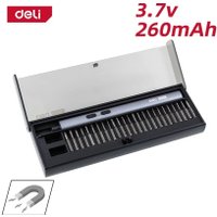 Электроотвертка Deli DY-DP04-1B1 (с 1-им АКБ, кейс)