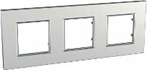 

Рамка Schneider Electric Unica MGU6.706.55 (серебристый)