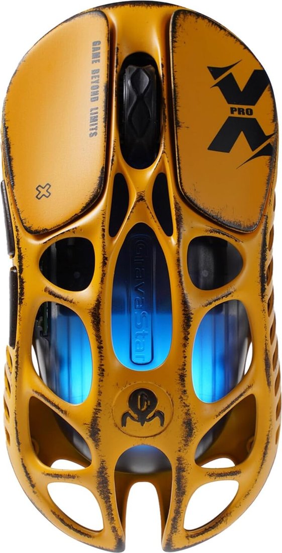 

Игровая мышь Gravastar Mercury X Special Edition Battle Worn-Yellow