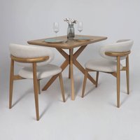 Стул Оримэкс Дэвид (бежевый фактурный велюр Danco 100/дуб)