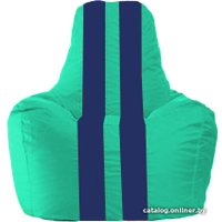 Кресло-мешок Flagman Спортинг С1.1-286 (бирюзовый/темно-синий)