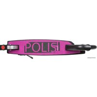 Двухколесный подростковый самокат Novatrack Polis 230 Pro 230.POLIS.VT20 (черный/фиолетовый)