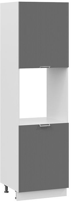 

Шкаф напольный Трия Кимберли 1П6 (белый/титан)