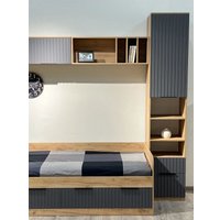 Полка Трия Хилтон 940 Исп 1.1 (Дуб Крафт Золотой)