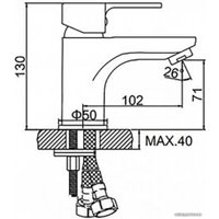 Смеситель Wisent WG1003