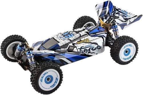 

Автомодель WLtoys 124017 (белый/синий)