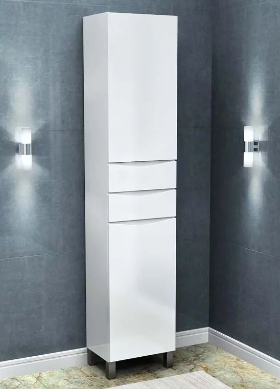 

Vela Шкаф-пенал Vela Бриз 40Н2 (двери и ящики) петли левые RS633471