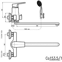 Смеситель Slezak RAV Colorado CO153.5-1