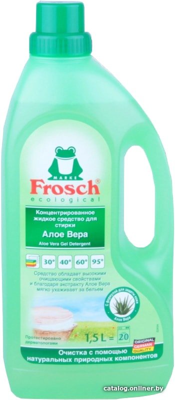 Гель для стирки Frosch Color Detergent Pomegranate Алое Вера 1,5 л