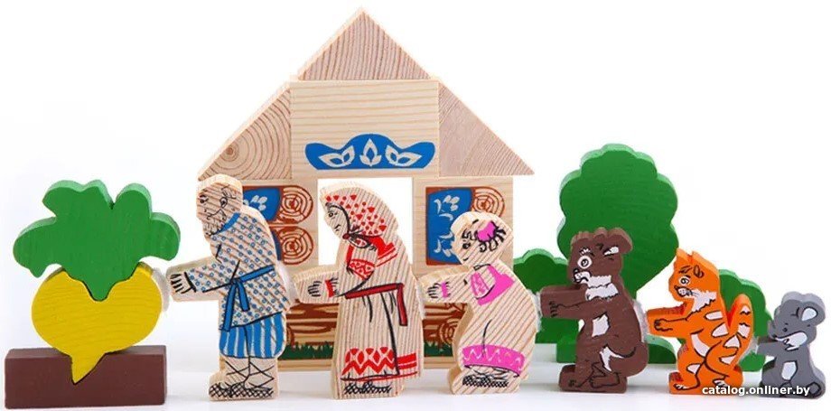 Конструктор/игрушка-конструктор Томик Сказки. Репка 4534-7