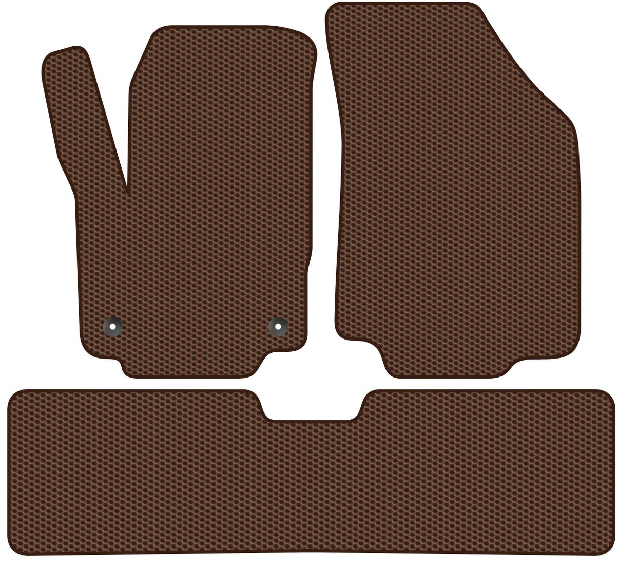 

Комплект ковриков для авто Alicosta Chevrolet EQUINOX III (suv / SUV) 2020 - Н.В. (коричневый, сота)