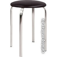 Табурет Белс Пенто Chrome V 450885/V3 (кожзам, темно-коричневый)