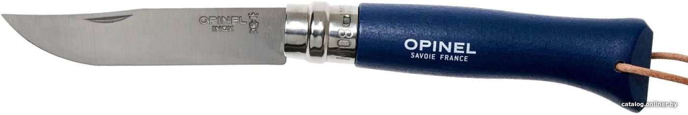 Складной нож Opinel N°8 Trekking нержавеющая сталь (синий)