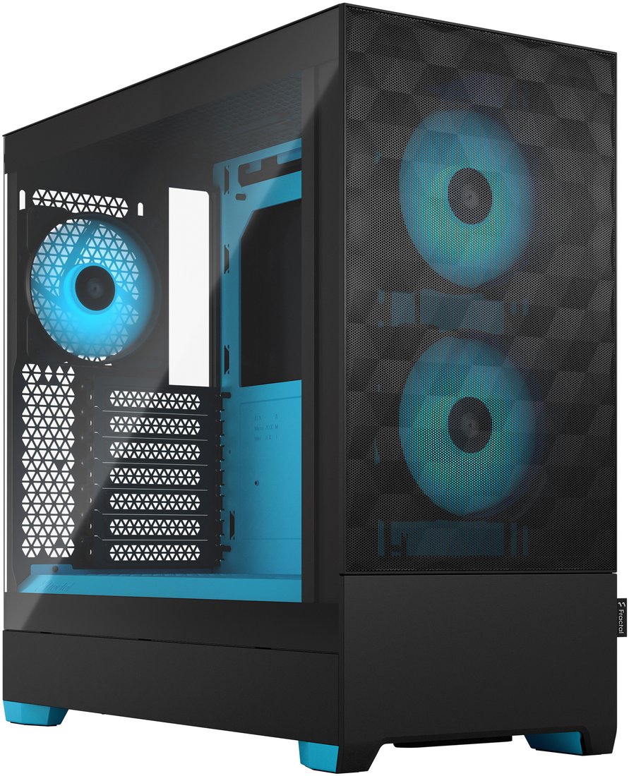 

Корпус Fractal Design Pop Air RGB Cyan Core TG Clear Tint FD-C-POR1A-02