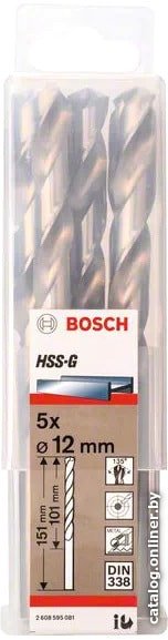 Набор сверл Bosch 2608595081 (5 предметов)