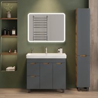 Onika Тумба с умывальником Айленд 90 109032 + Santek Адриана 90 1WH501629