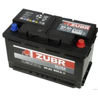 Автомобильный аккумулятор Zubr Ultra R+ Турция (80 А·ч)