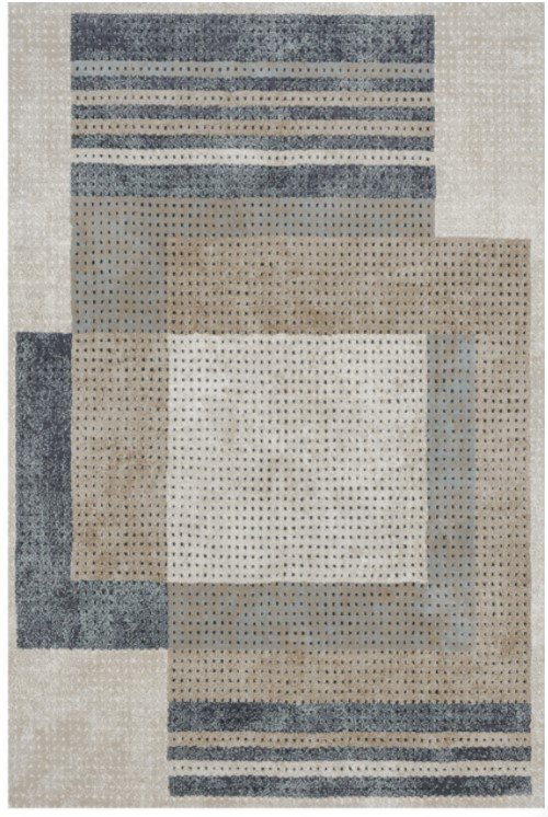 

Ковер для жилой комнаты Sintelon Boho 55EME 1K 120x170 (бежевый)