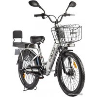 Электровелосипед Eltreco Green City E-Alfa Fat (серебристый)