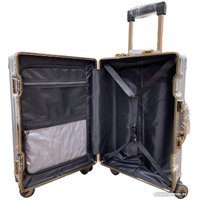 Чемодан DoubleW E087# (S, белый)